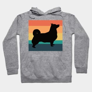 Vintage Sunset Swedish Vallhund Dog Owner Gift Hoodie